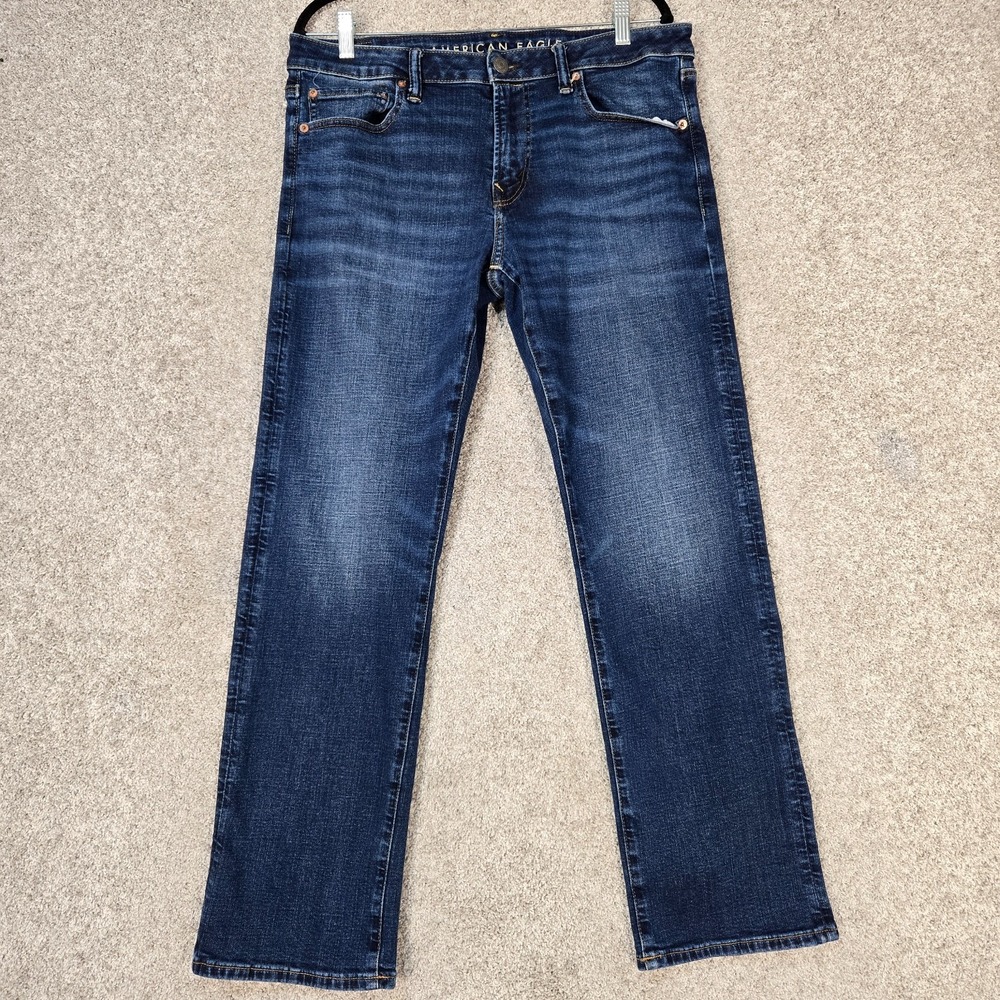 American Eagle Original Bootcut Jeans Mens 34x32 (fits 35x30) airflex stretch